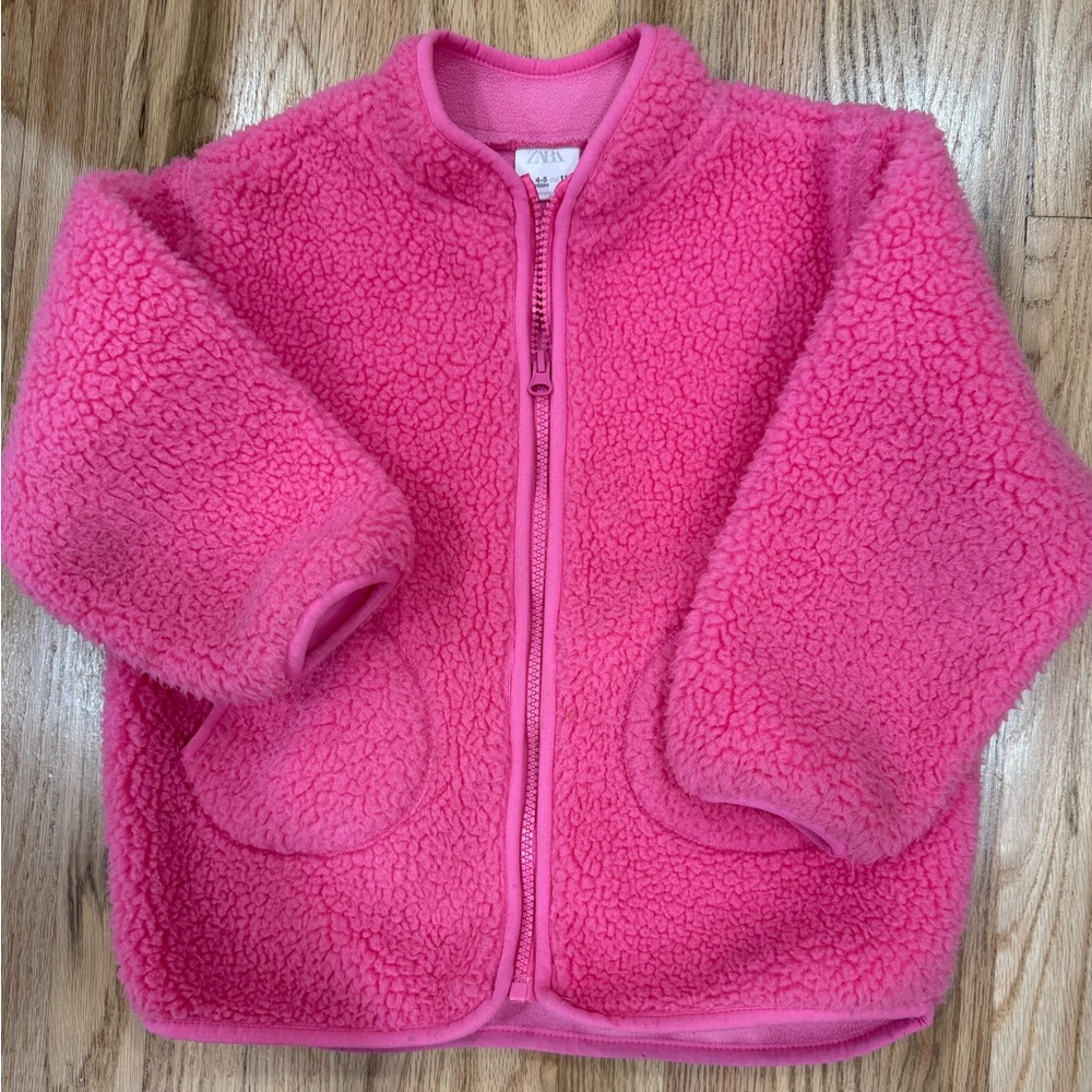 Zara girls Sherpa jacket